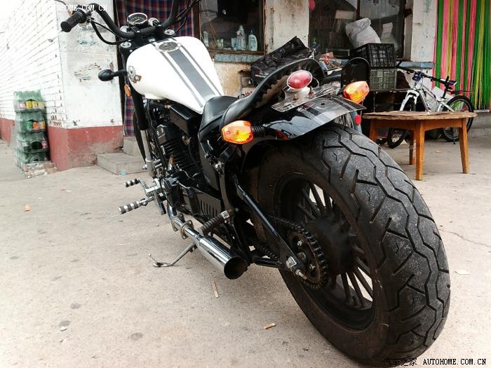 大地鹰王350改哈雷复古出售啦