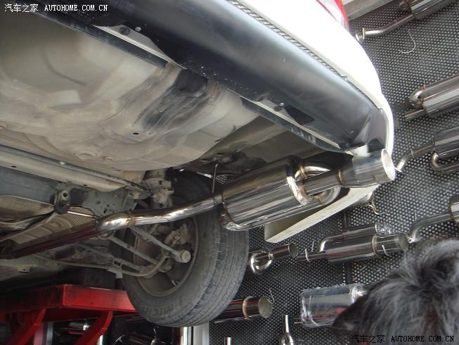 七代雅阁改装排气管作业(f009品牌排气管)