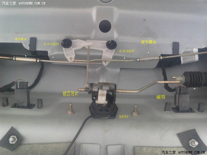 旗云2后备箱锁构造及维修