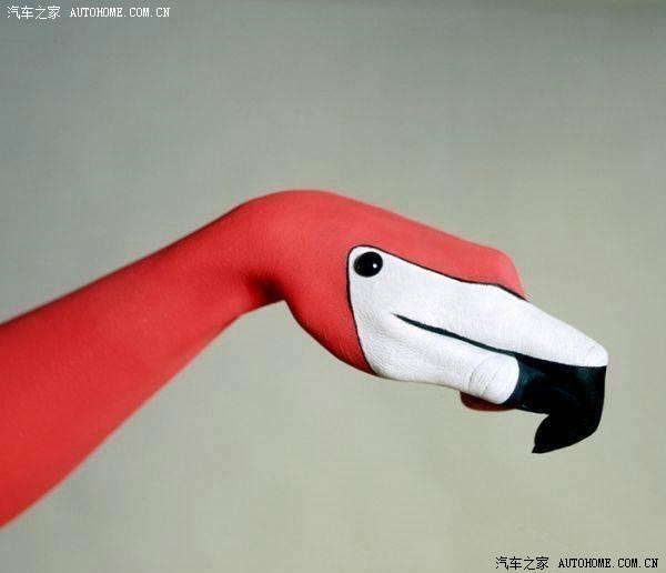 刚刚在网上看到的惊人的手部彩绘艺术