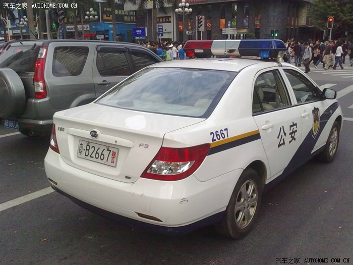 比亚迪警车!