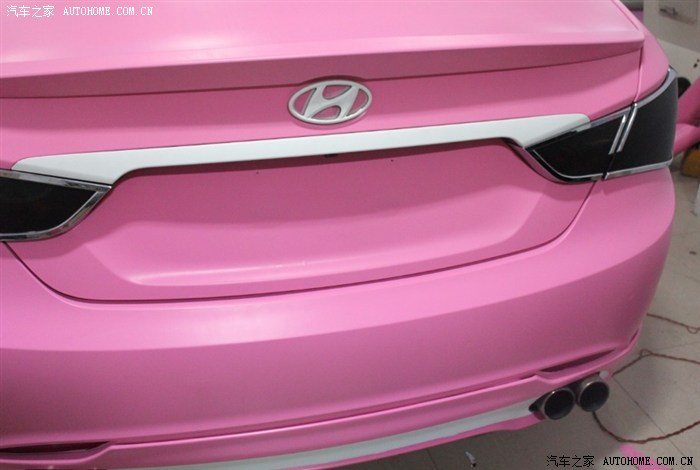 国内首台雅光粉色索八改装敬请围观辽宁索八车友会