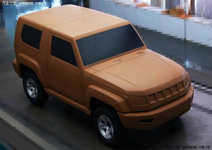 今天发一个b40的泥塑模型,相信不是哪个网友弄的,应该就是北汽在研发