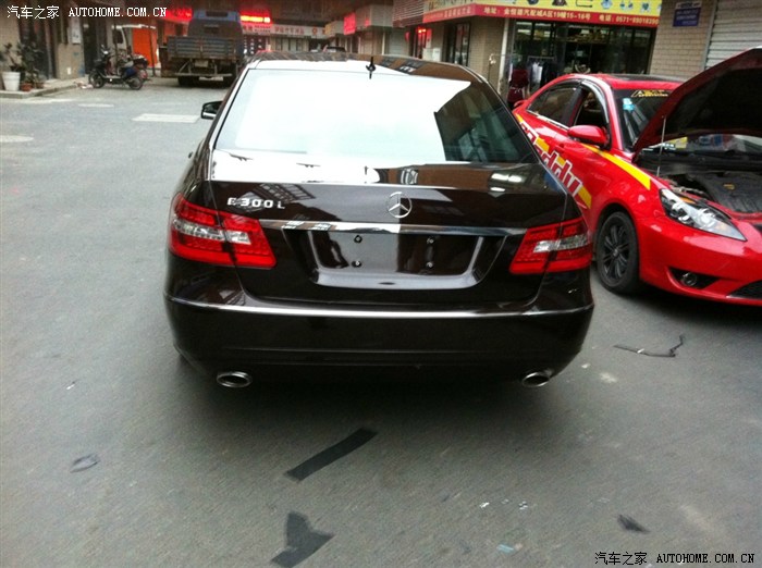 【图】提车了 e300l赤铜棕_奔驰e级论坛_汽车之家论坛
