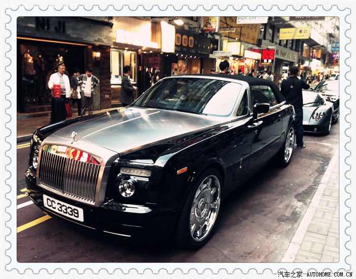 求精香港街头遇全球限量帕加尼劳斯莱斯黯然失色