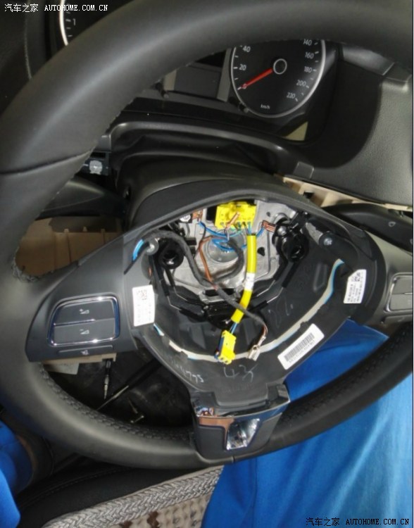 【图】2011款朗逸多功能方向盘终于成功了!_朗逸论坛_汽车之家论坛