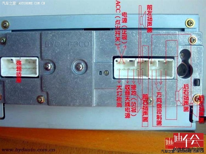 求助bydf3cd机后面接线图