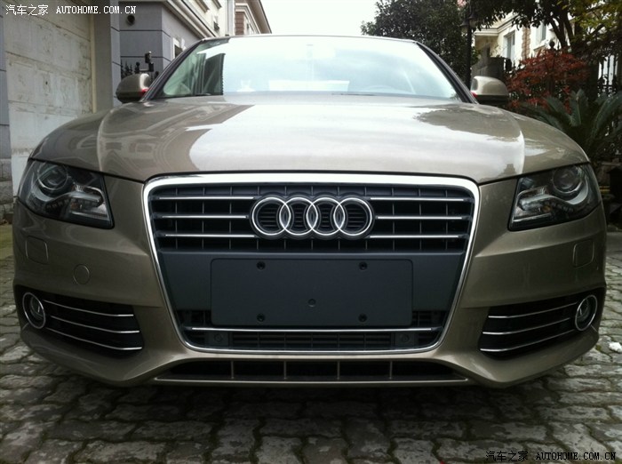 【图】新手报到,12款金色,为认个证._奥迪a4l论坛_汽车之家论坛