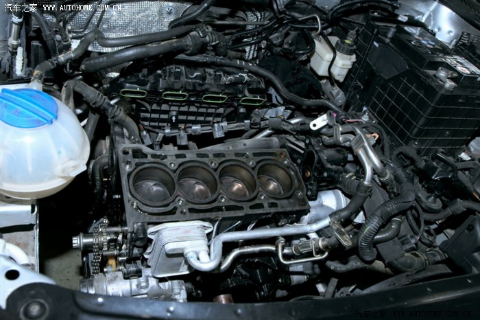 上海大众的头奖.4t发动机冷却液失禁