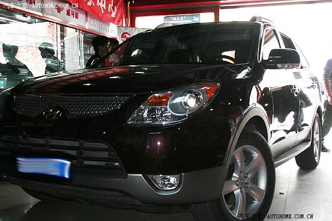 北京现代维拉克斯气车隔音降噪气车音响升级改装