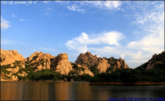 嵖岈山天磨湖景色