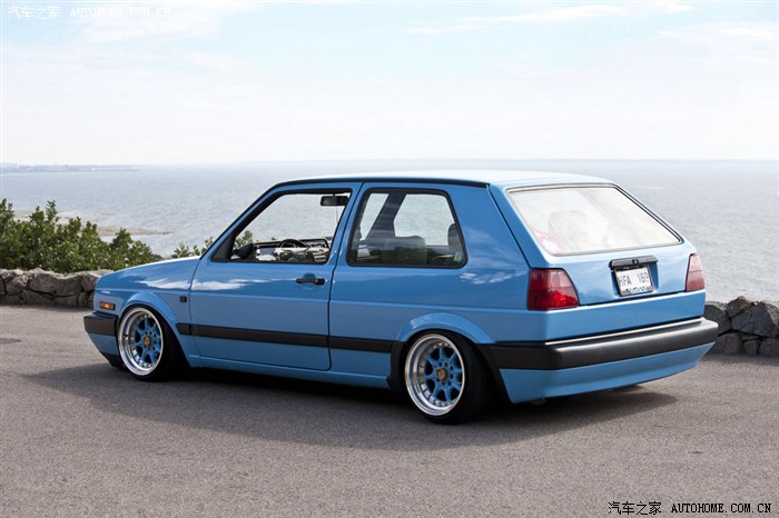 两厢双门golf mk ii改装美图,看了之后你有想法吗?
