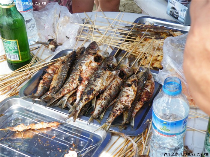 烟台车友会成立成立晚会海边游泳吃烧烤