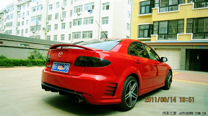 第一次发帖23红色马6轿跑改装作业