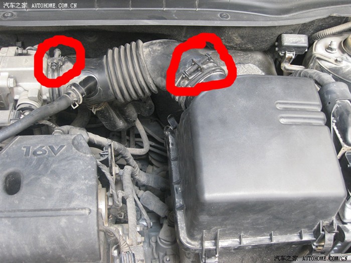 请教悦动的怠速马达在哪个位置有图片最好来几张