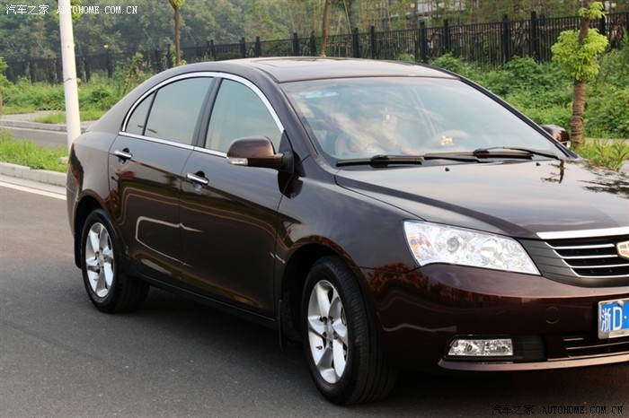 ec7摩卡红多图特写,提车快两个月._帝豪论坛_汽车之家论坛