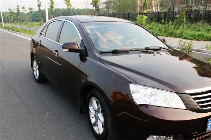 ec7摩卡红多图特写,提车快两个月._帝豪论坛_汽车之家论坛