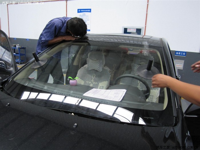 【图】更换挡风玻璃_悦动论坛_汽车之家论坛