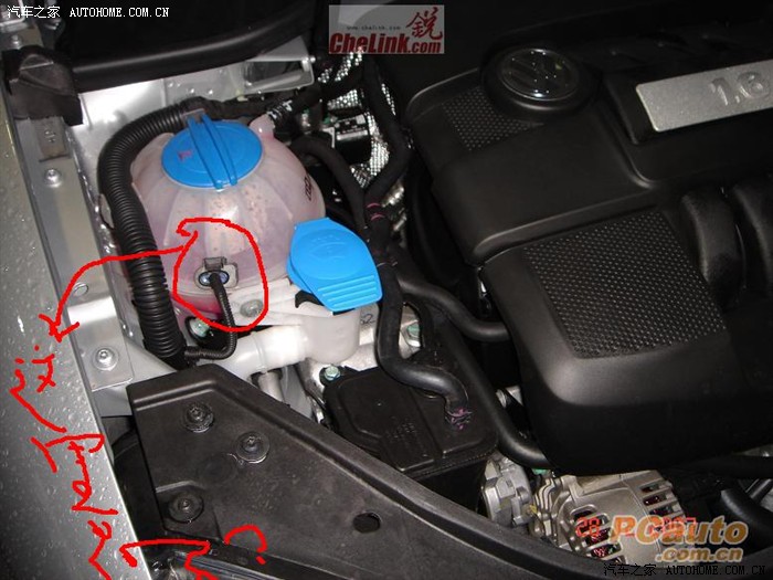 速腾的水温传感器在什么位置?