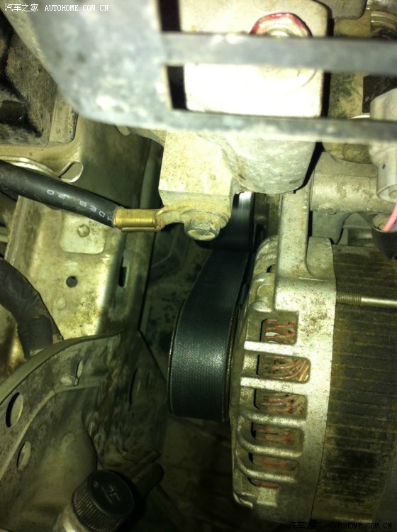 07年10月的06款颐达更换皮带记