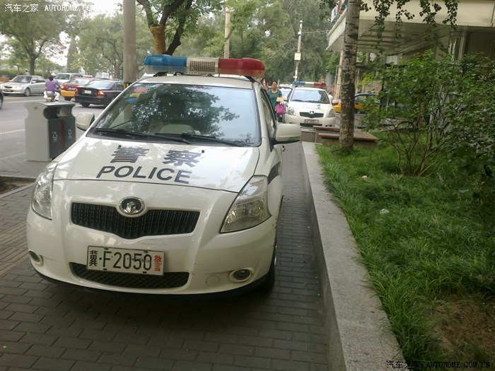 在北京看见的河北警车