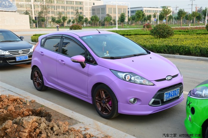 磨砂紫 新加坡小包围 双出排气 天使恶魔眼■■■_嘉年华论坛_汽车之