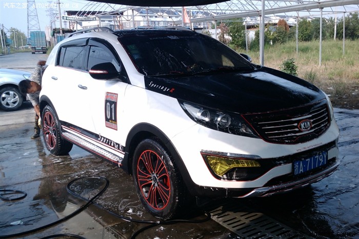 国内超人气爆改亚光白智跑杭州改装作业第8阶段