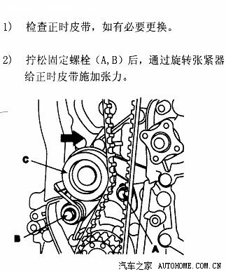 网查伊兰特资料,正时皮带自动张紧器就个弹簧