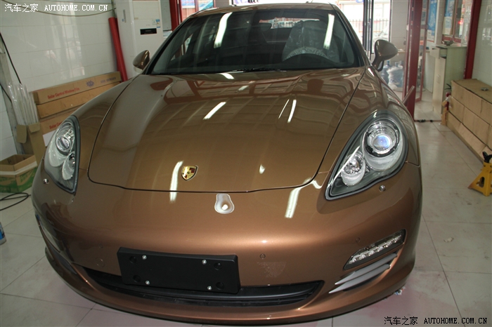 【图】新车上路~~保时捷panamera提车20寸大脚 卡钳改色作业认证!_pan