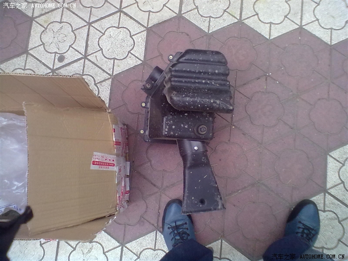 奇瑞风云2改装鸭嘴新款空滤总成加进气管