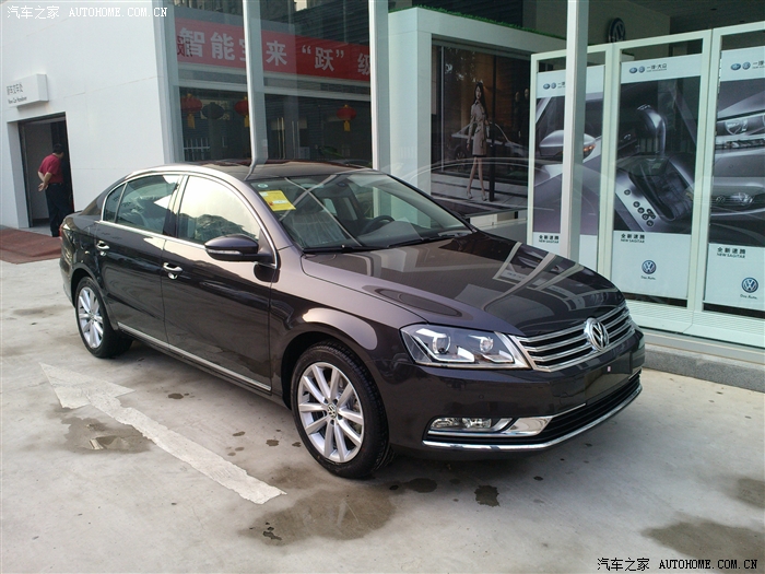 新迈腾2.0t尊贵型摩卡棕,提车随拍