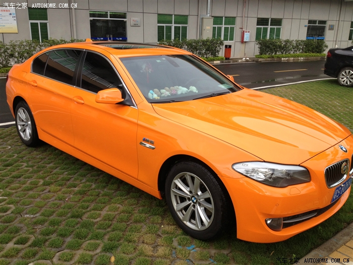 【图】523黑色改橙色_宝马5系论坛_汽车之家论坛