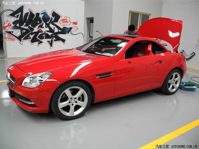 【图】红色颜色太单调 改色炫耀贴~~_奔驰slk级论坛_汽车之家论坛