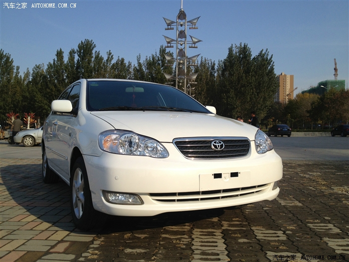 05款丰田花冠乌木黑改色珍珠白