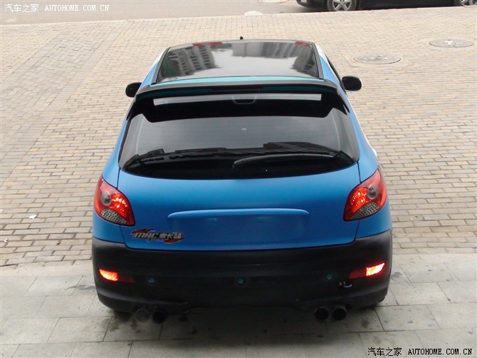 标致207两厢车身改色作业内饰改色作业