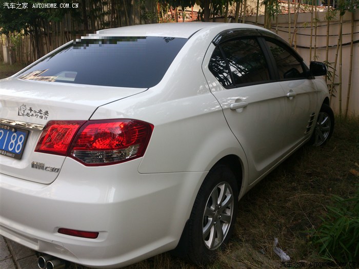 长城c302012款白色车评价