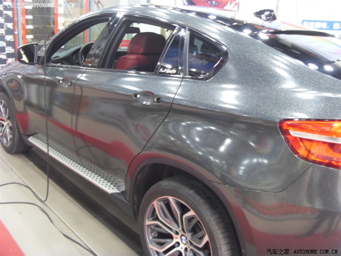 武汉艾利汽车改色膜宝马x6改色膜艾利珍珠黑改色膜