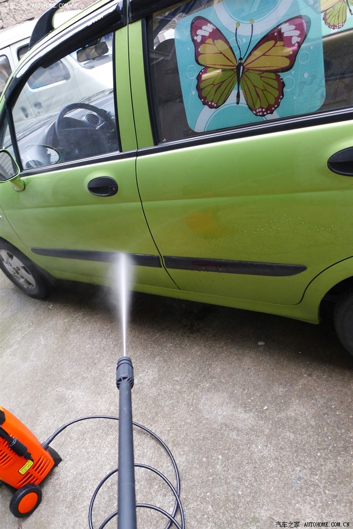 blackdecker百得高压清洗机洗车效果帖