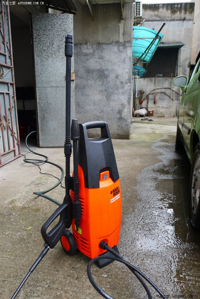 blackdecker百得高压清洗机洗车效果帖