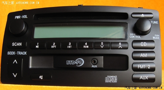 比亚迪f3原车cd机带aux功能转让已出