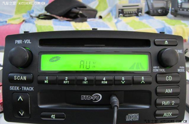 比亚迪f3原车cd机带aux功能转让已出