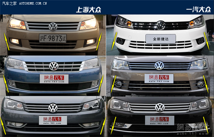 头晕,谁知道咋能一眼区分大众的车?