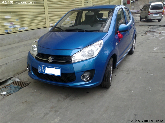 广州市第一台13款新奥拓蓝手豪提车