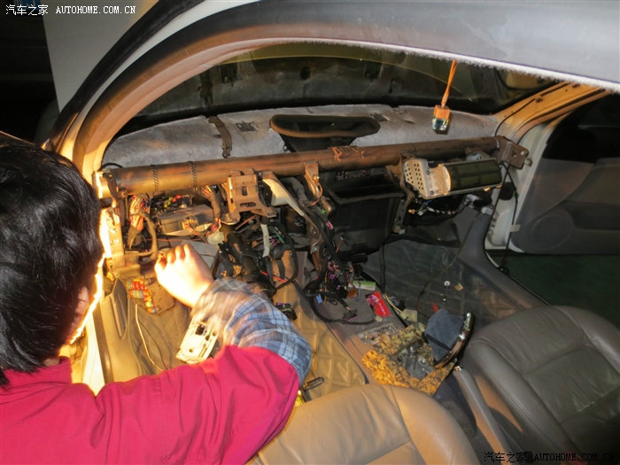 开修暖风水箱一睹惨状独自忧伤