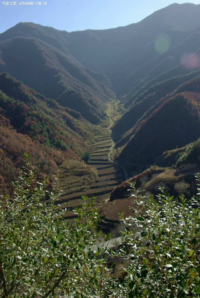 沿着101省道游黑龙口镇赏秦岭美景