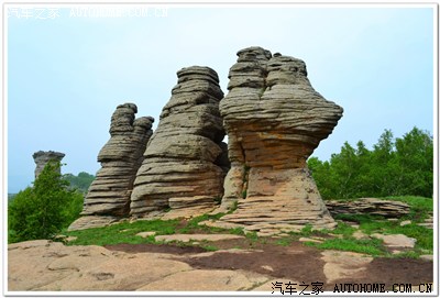 风蚀柱(拴马桩)