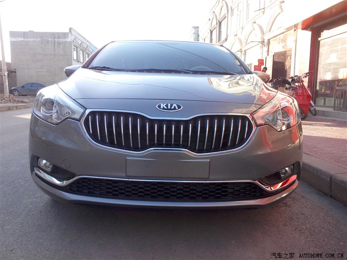 钛银色起亚k3glsat提车作业回忆录附本人照申请认证