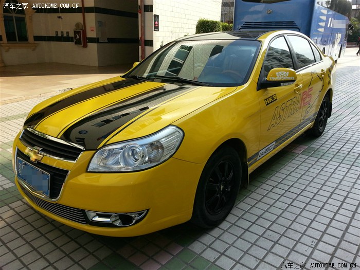 雪佛兰新景程改装仿大黄蜂科迈罗色彩搭配