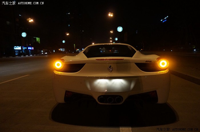 白色458 italia正式作业!(更新夜晚照片)_法拉利论坛_汽车之家论坛