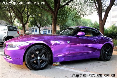 【【【 z4,梦幻的电镀紫,】】】_宝马z4论坛_手机汽车之家